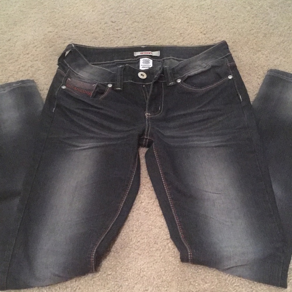 Bongo Juniors size 5 skinny jeans grey wash